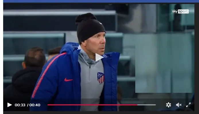 Cori juventini a palla, Atletico Madrid intimorito. Simeone sorpreso: “Sarà un inferno”