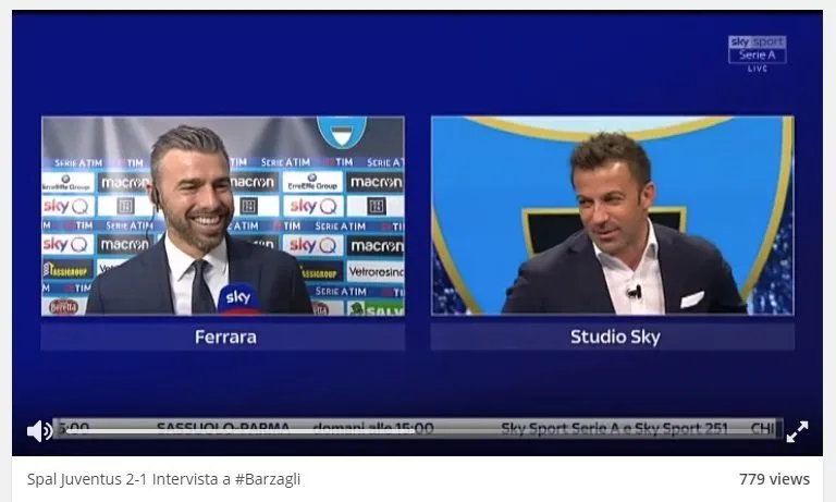 Barzagli annuncia il ritiro in diretta TV, Del Piero trova le parole giuste per lui: che campione