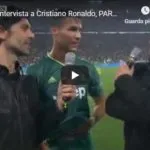 Scatenato CR7, lo intervistano in diretta TV RAI: lui urla SIUUUU e invita tutti a donare