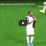 Rivolta a Napoli per un gesto di Douglas Costa verso i tifosi azzurri segnalato solo oggi