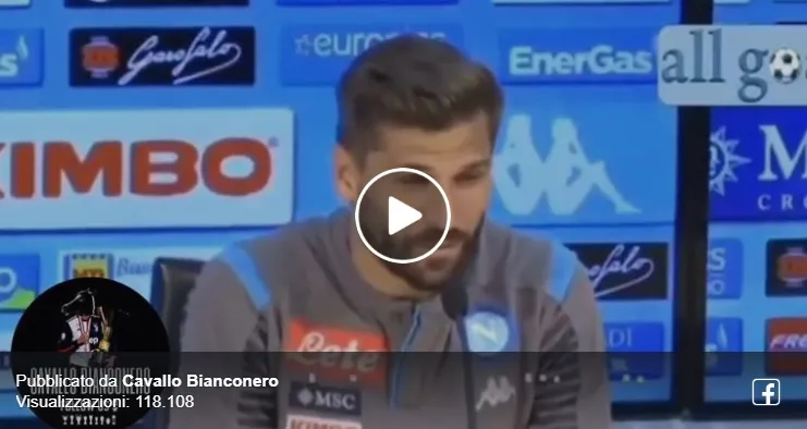 Llorente è del Napoli ma parla da…juventino nella presentazione ufficiale