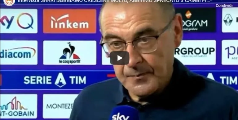 Ufficiale Sarri esonerato: il comunicato della Juve a sorpresa