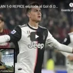 Repice rompe il muro del suono allo Stadium: che prodezza Dybala