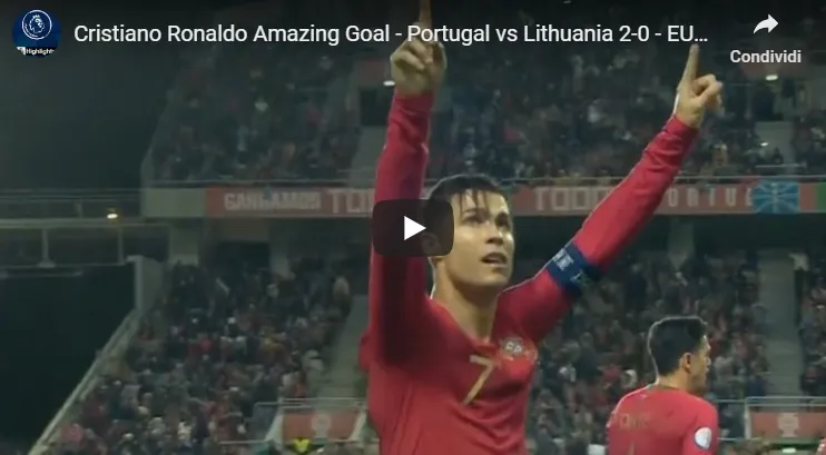 VIDEO – Ronaldo scatenato in nazionale: doppietta in 20 minuti!