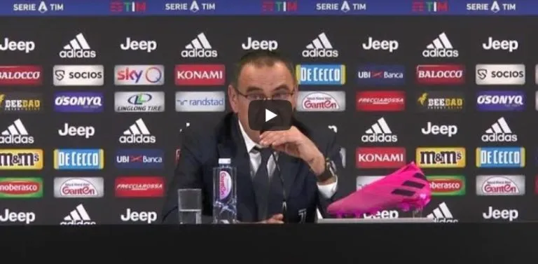 Rottura Ronaldo-Sarri: il Mister spiega la vicenda