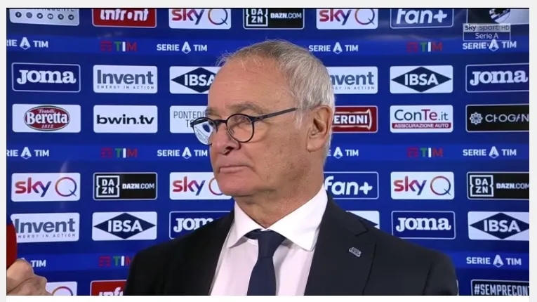 Ranieri esempio di sportività: reazione da uomo vero al gol di Cristiano Ronaldo