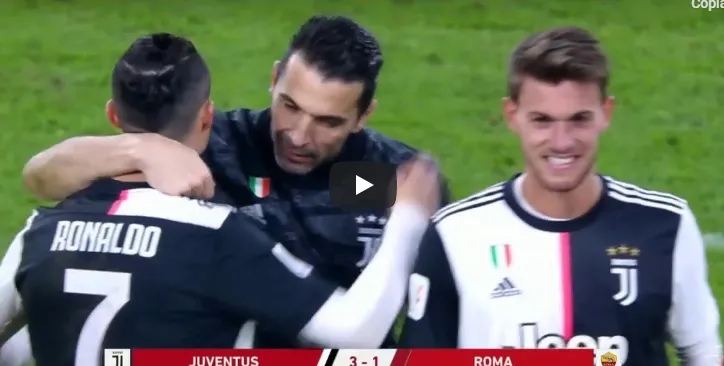 92′ Parata incredibile di Buffon: da un metro la toglie dalla rete