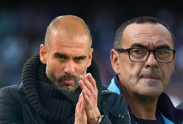 Esonero Sarri per far posto a Guardiola: in Inghilterra non hanno dubbi