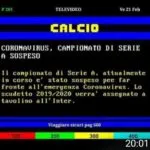 Serie A sospesa per Coronavirus e Scudetto all’Inter: dal televideo alla bufala divertente