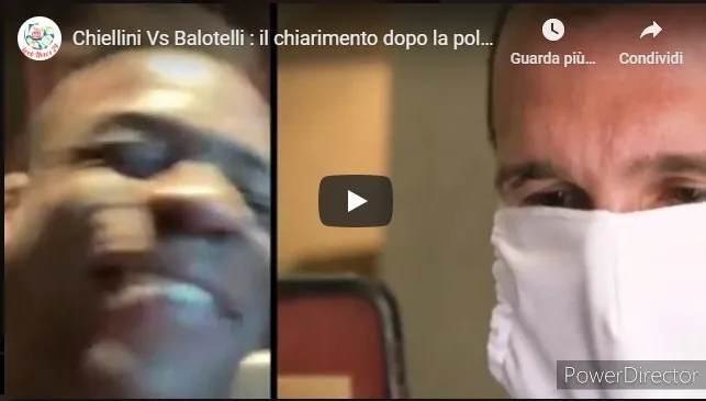 Balotelli finalmente esempio di maturità: il chiarimento con Chiellini è divertente