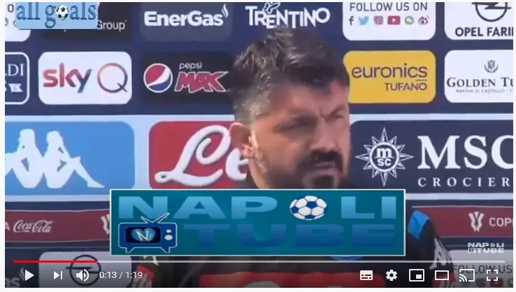 Gattuso resta un signore ed uno sportivo come pochi: “La Juve ha la vittoria nel DNA”