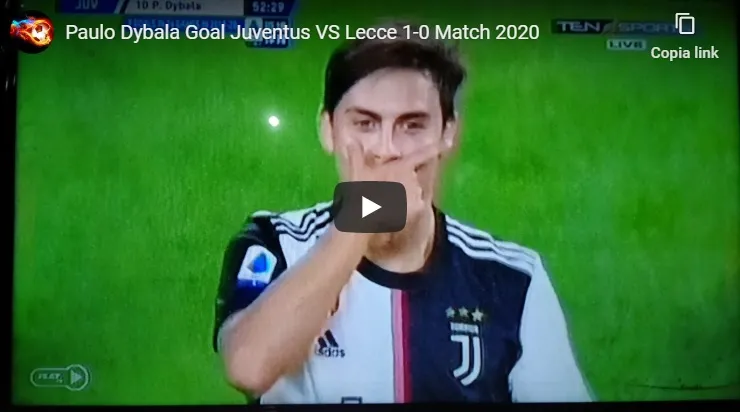 VIDEO – Altro gioiello del mago Dybala, la Juve si sblocca col Lecce!