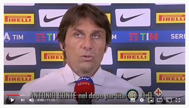 Conte superato dall’Atalanta cambia idea: ora non gli interessa più il secondo posto