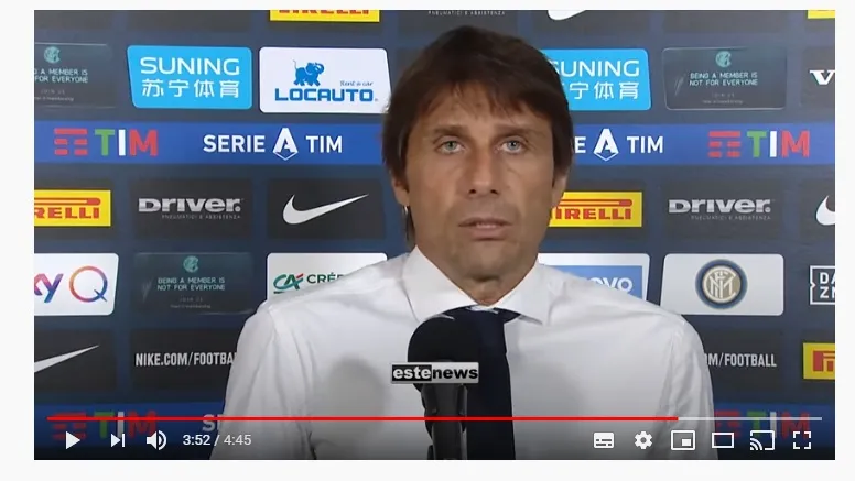 Conte sbotta dopo la domanda di Scarpini di Inter TV: “Certe caz**te mi fanno ridere”