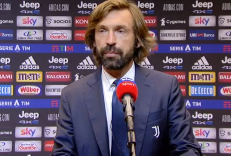 Pirlo stizzito quando su Sky lo paragonano al primo Conte: “Non faccio copia-incolla”