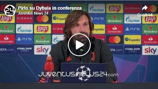 La critica di Pirlo a Dybala: “glielo ripeto tutti i giorni”