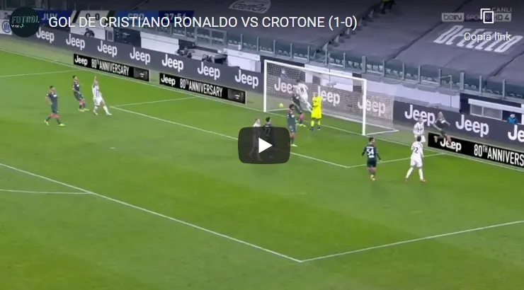 VIDEO – Ronaldo, uno stacco mostruoso! Doppietta col Crotone in otto minuti