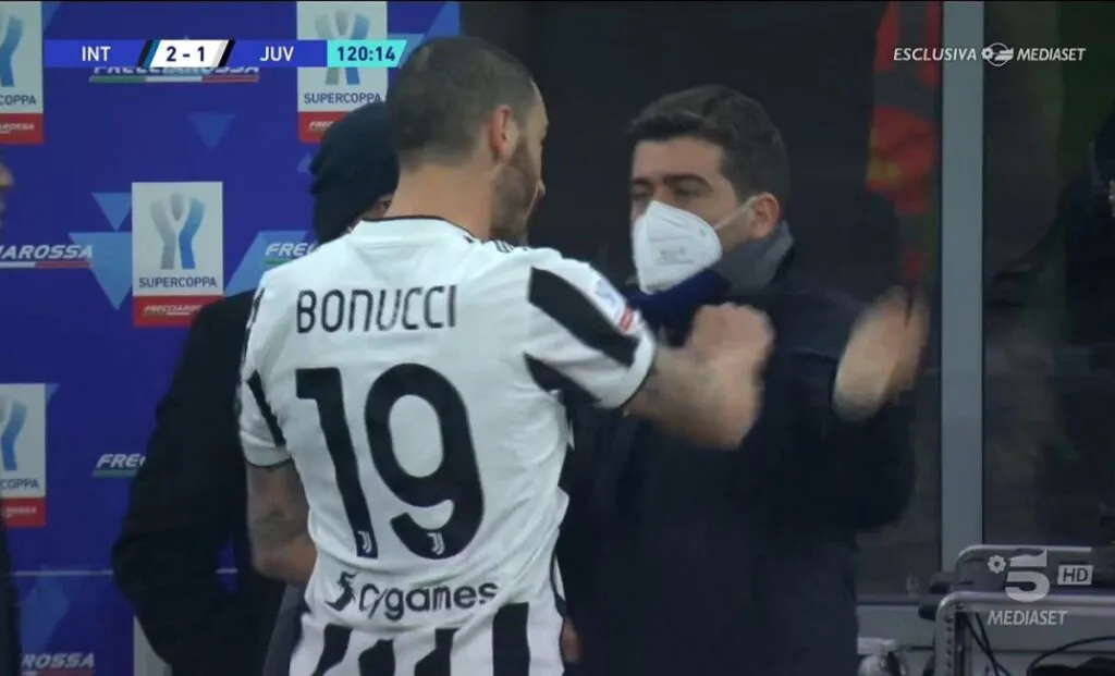 Il labiale integrale di Bonucci ed il motivo: come sono andate le cose con il tesserato interista